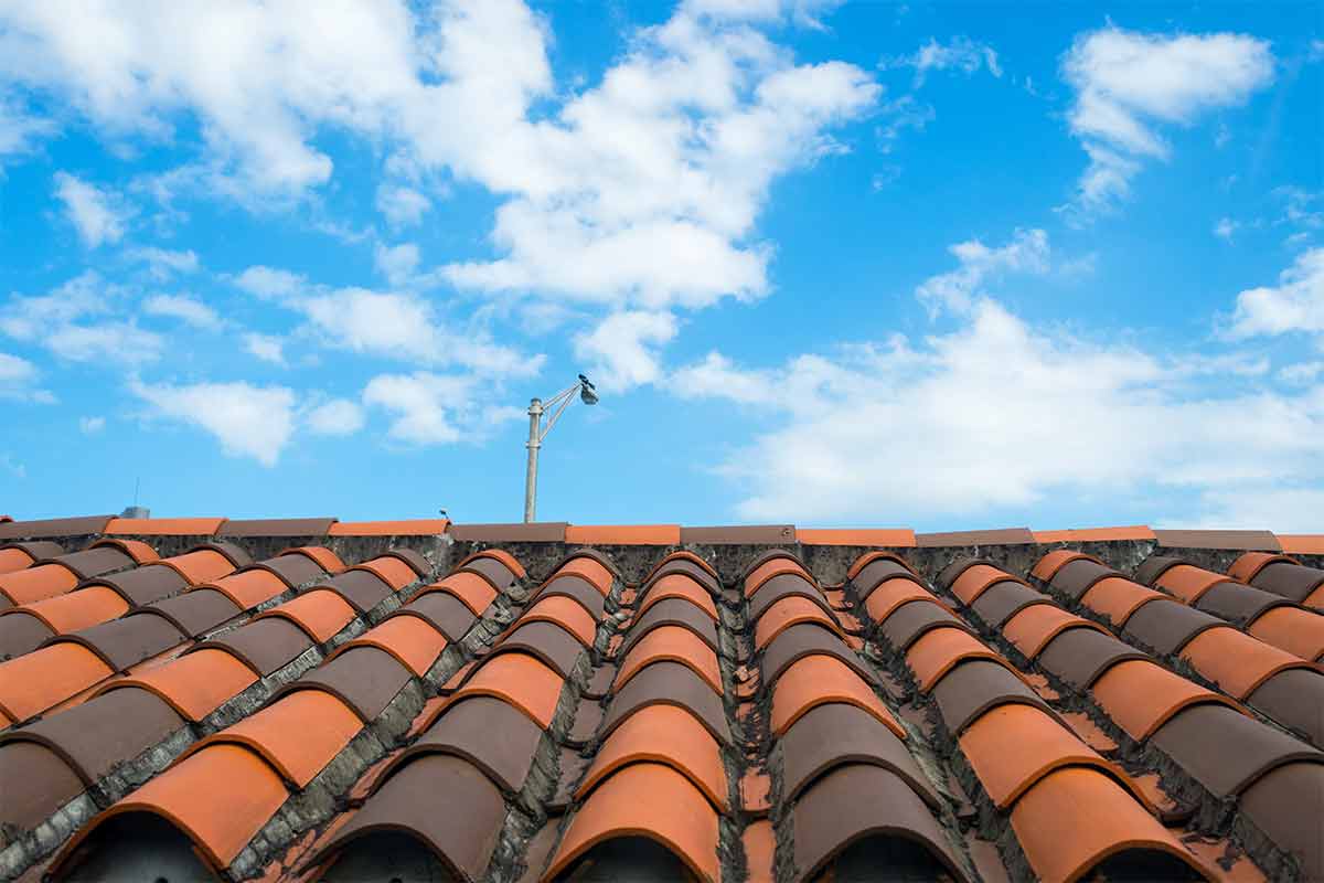 ceramic tile roof