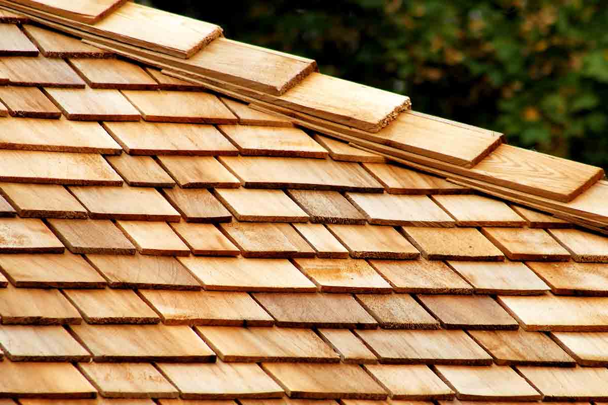 wood shingles