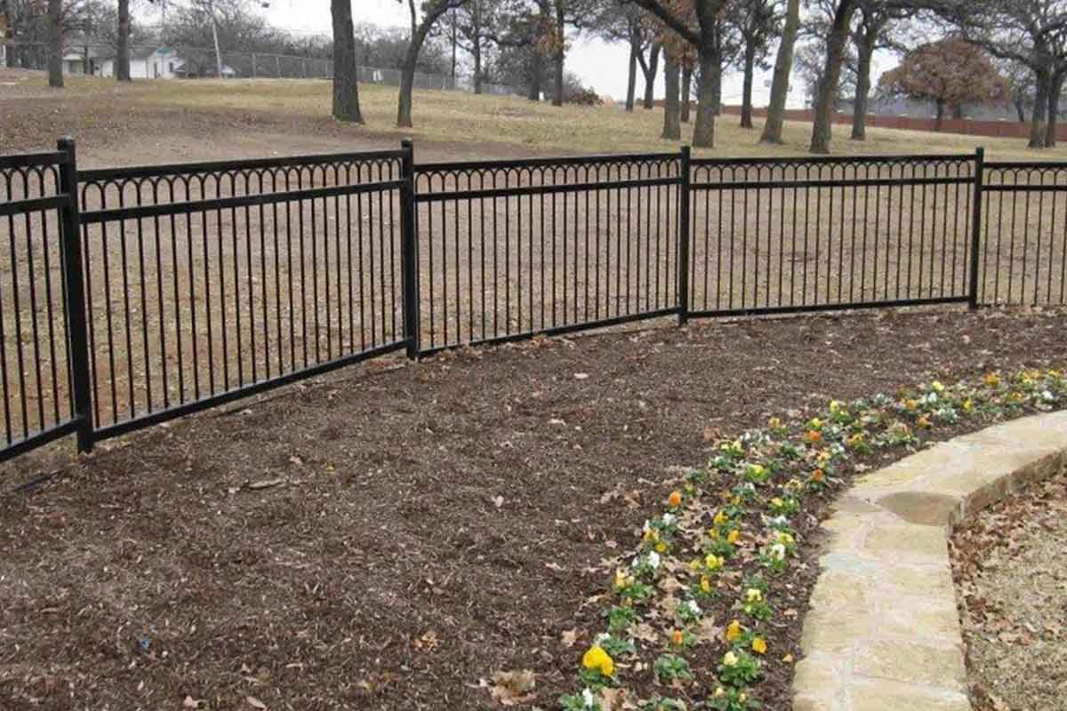 ornamental iron fence