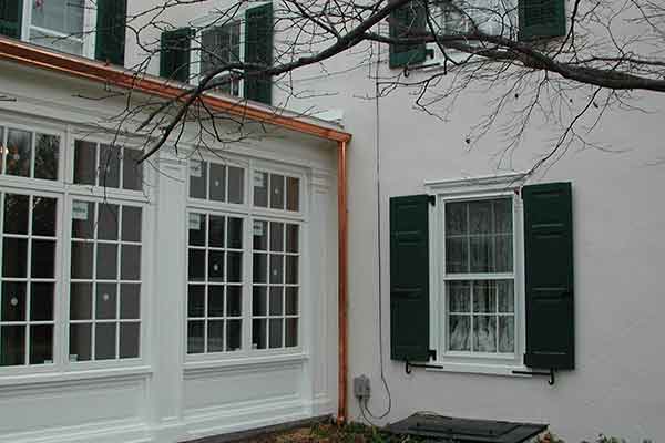 Renovated historic home exterior