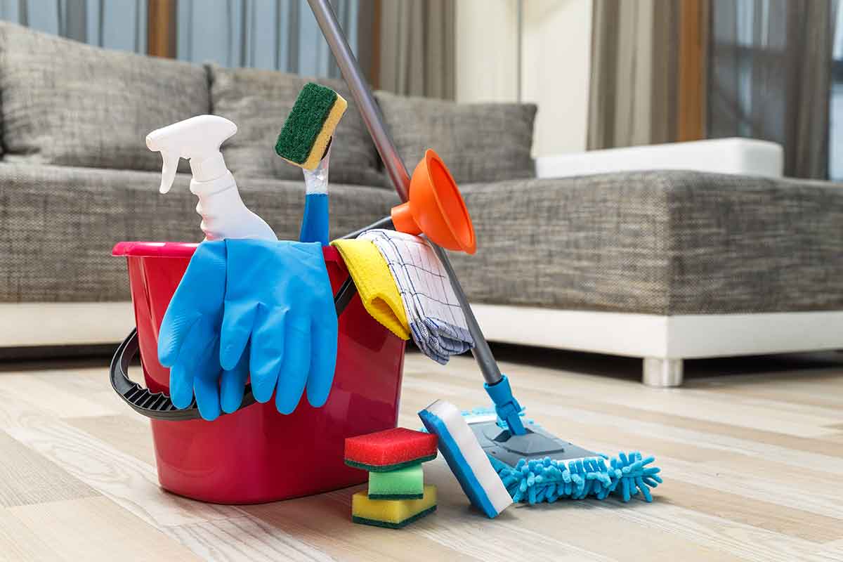 house cleaners and cleaning supplies