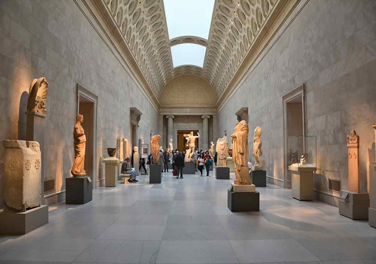 Greek art exhibit at Metropolitan Museum of Art