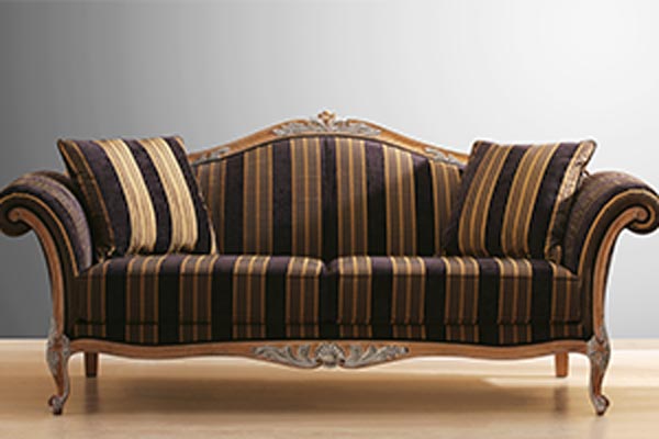 isolated vintage couch